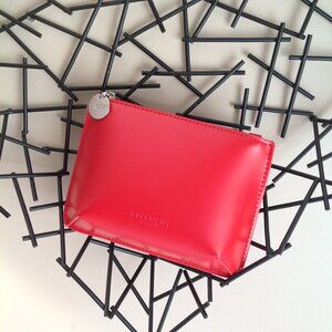 GIVENCHY Parfums Red Zip Travel Storage Pouch